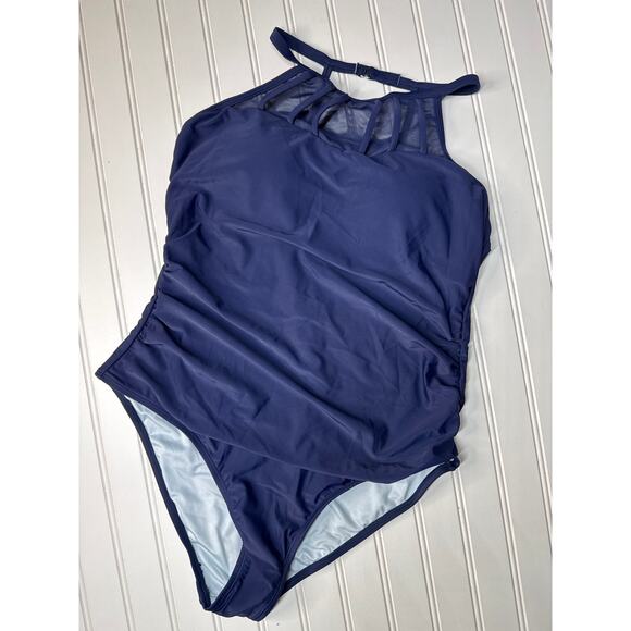 NWT Cupshe One Piece Swimsuit Cutout Tummy Control One Piece Swimsuit BUNDLE XL - Picture 6 of 7